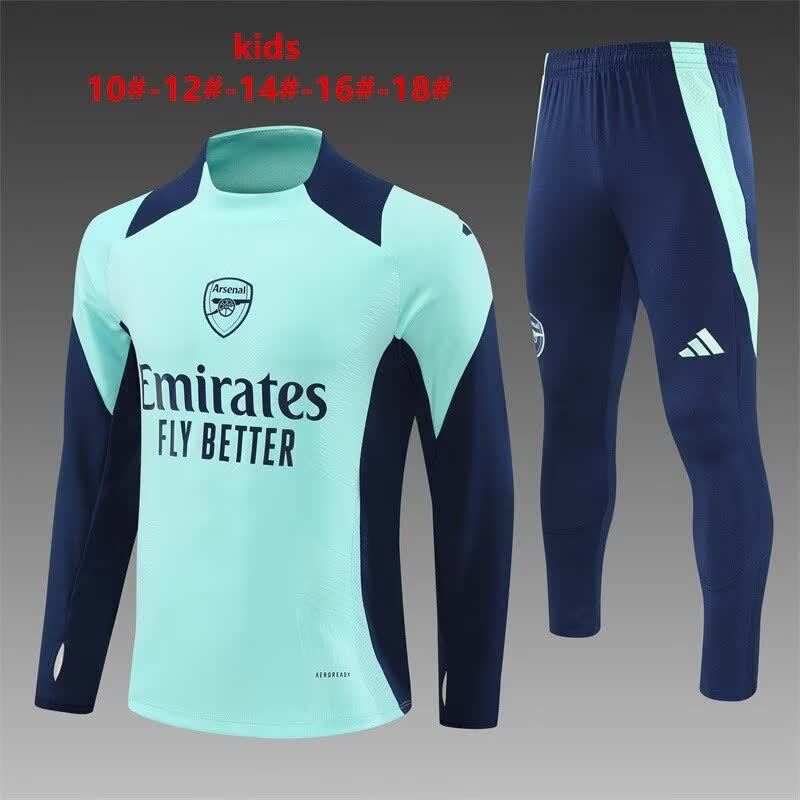 24/25 Kids # Arsenal Hu Blue [Player Version] Size 10-18