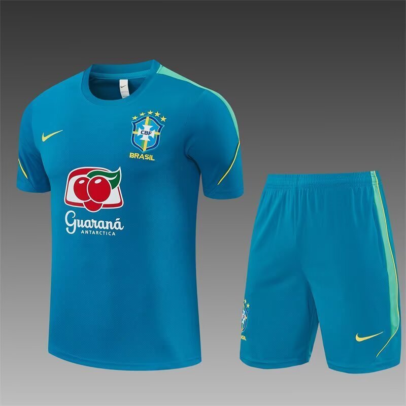 2026/27 Brazil Lake Blue Training Suit (Adults and Kids)