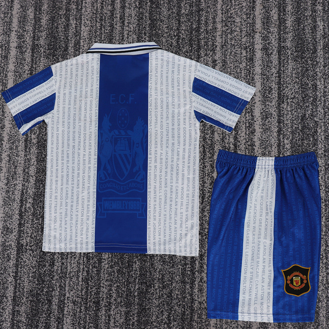 Retro Kids 1994/96 Manchester United Second away football shirt&amp;Size16-287