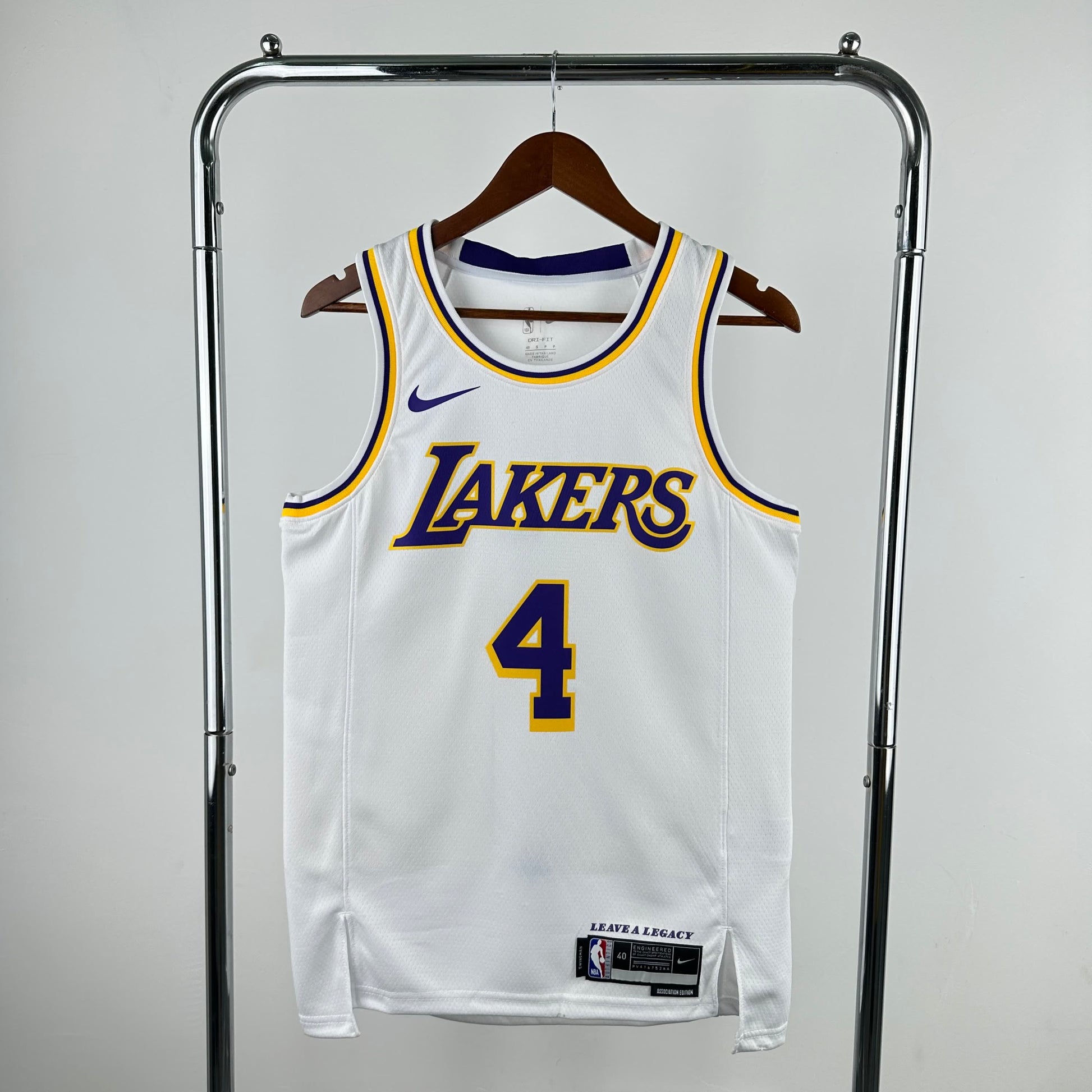 23 season Lakers White 4#KNECHT S-XXL