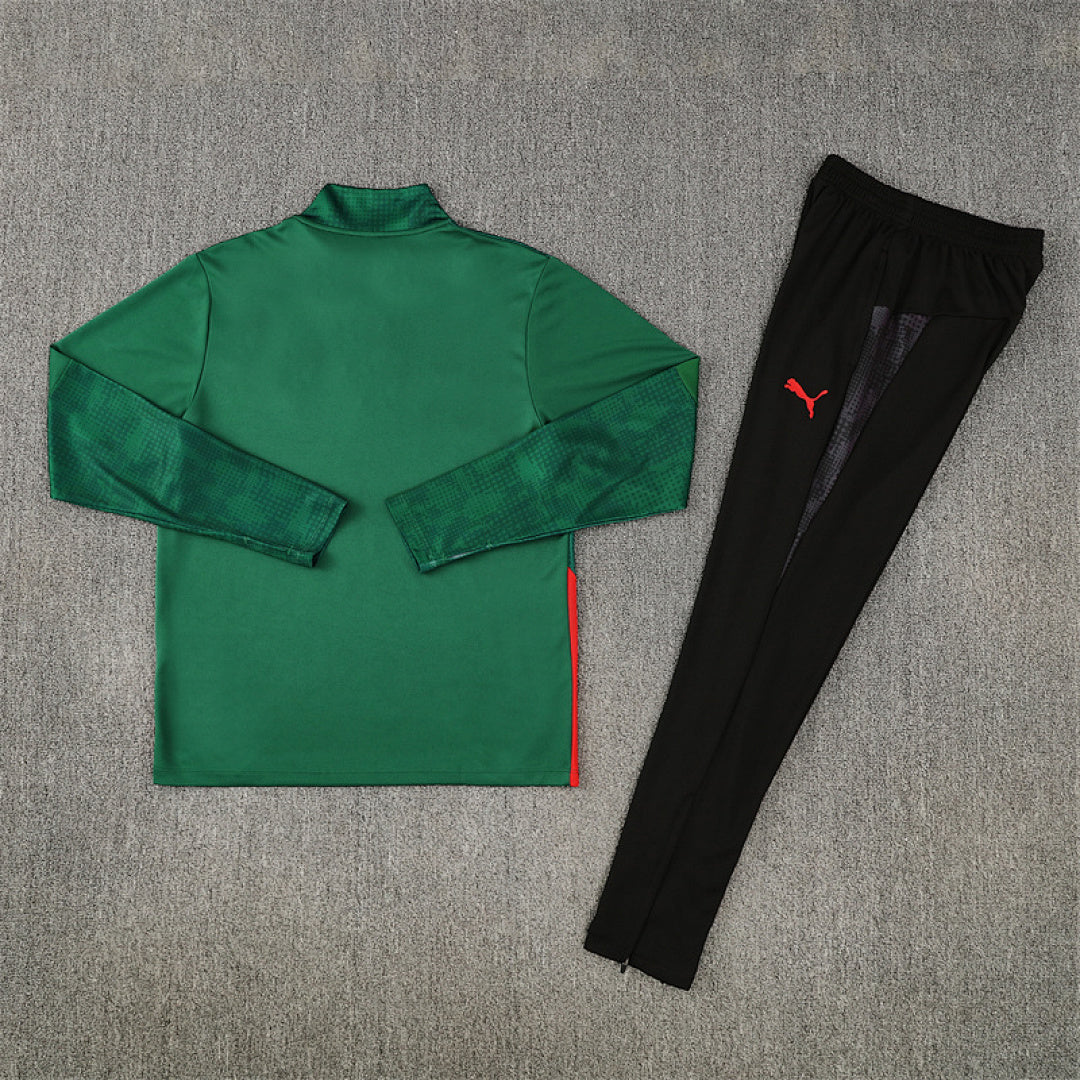 /26 AC Milan Green Half Pull Training Suit (Adults&amp;Kids)7