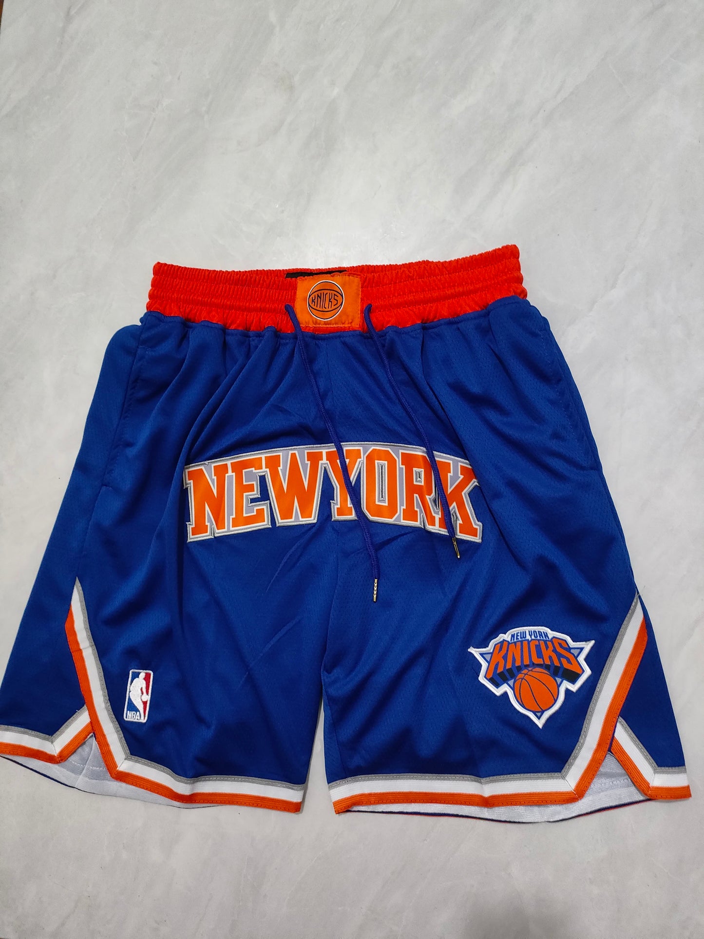 NBA Knicks Color Blue Regular Pocket Shorts S-XXL