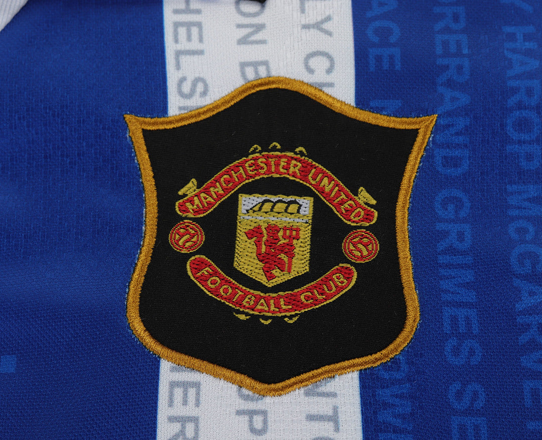 Retro Kids 1994/96 Manchester United Second away football shirt&amp;Size16-287