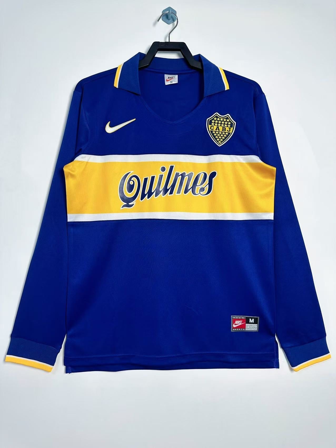 Retro 1996/97 Boca Juniors home long sleeved S-XXL