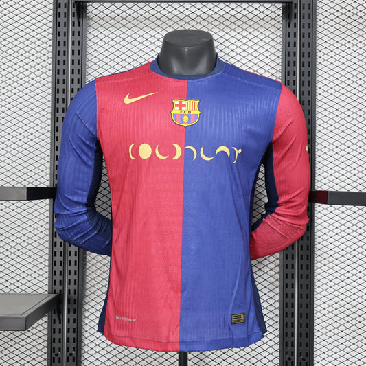 24/25 Long Sleeve Barcelona Home Player Edition S-XXL