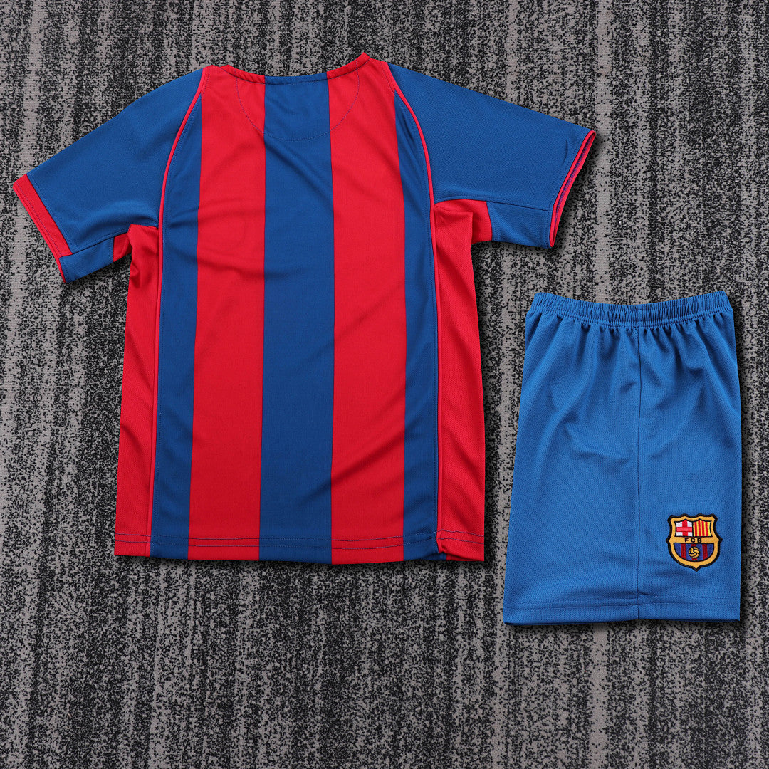 Retro Kids 2004/05 Barcelona Home&amp;Size16~286
