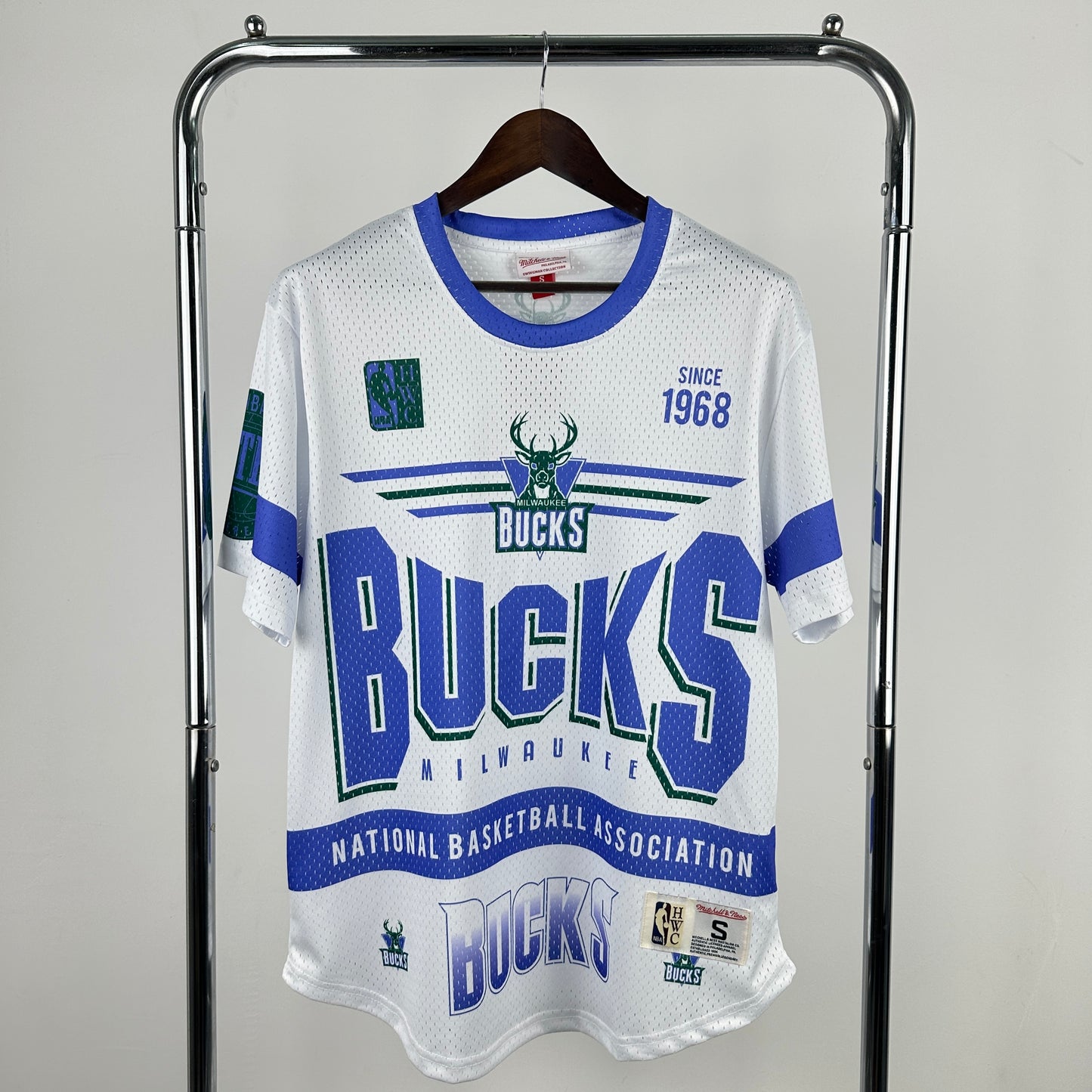 26th Milwaukee Bucks MN Retro Short sleeved NBA T-shirt S-XXL