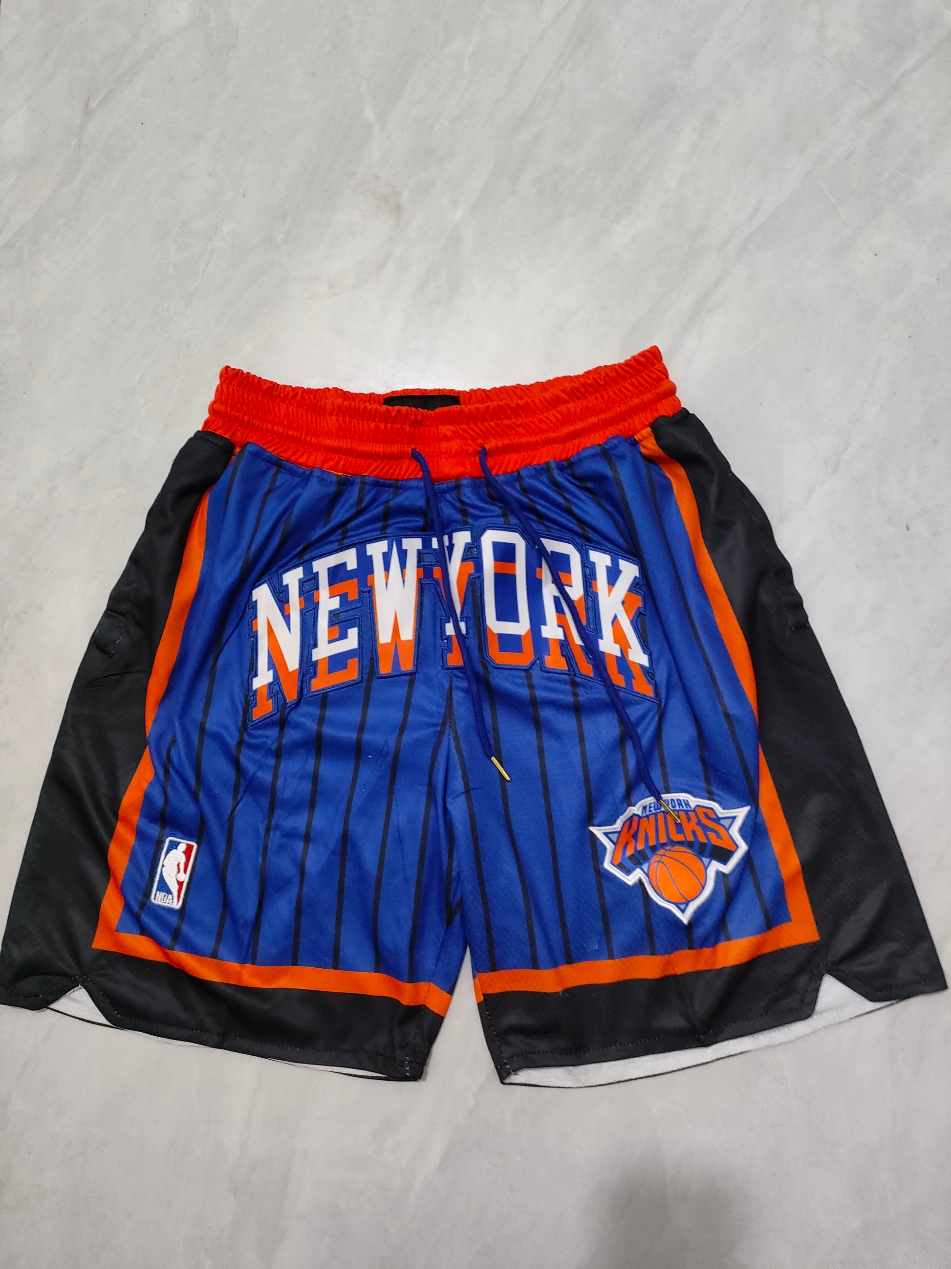NBA Knicks Basketball City Edition Pocket Shorts S-XXL