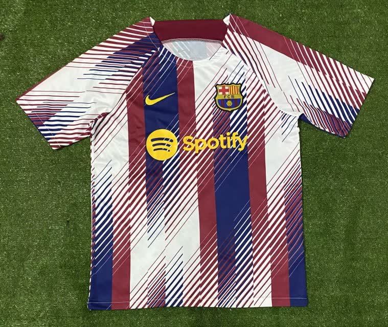 23/24 Barcelona Red and White Training Suit