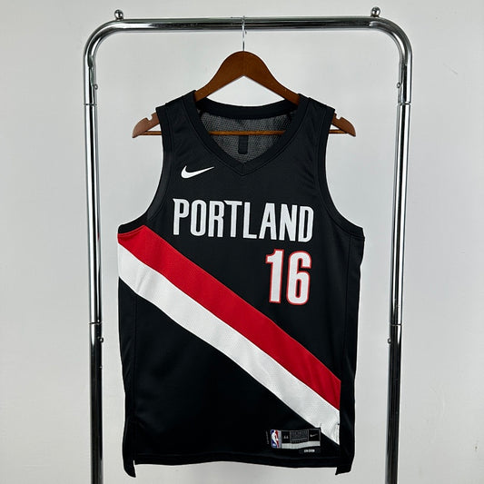 season Portland Trail Blazers away black 16 # Yang NBA jersey S-XXL5