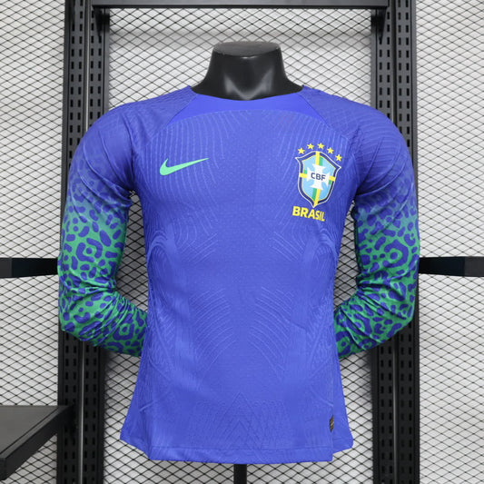 23/24 Long Sleeve Brazil Away Player Edition