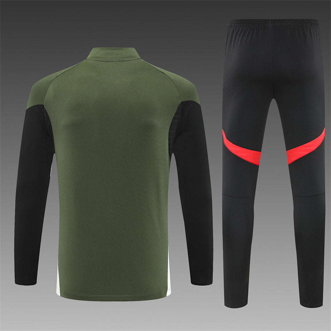/26 Bayern Green Half Pull Training Suit (Adults&amp;Kids)8