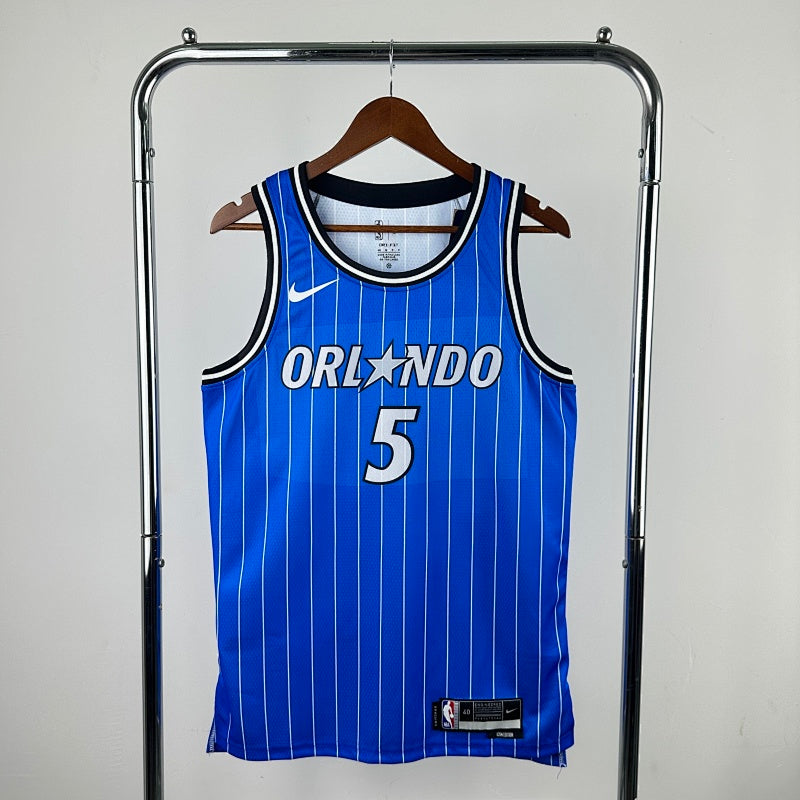 th Orlando Magic away blue 5 # Banchero NBA Jersey S-XXL5