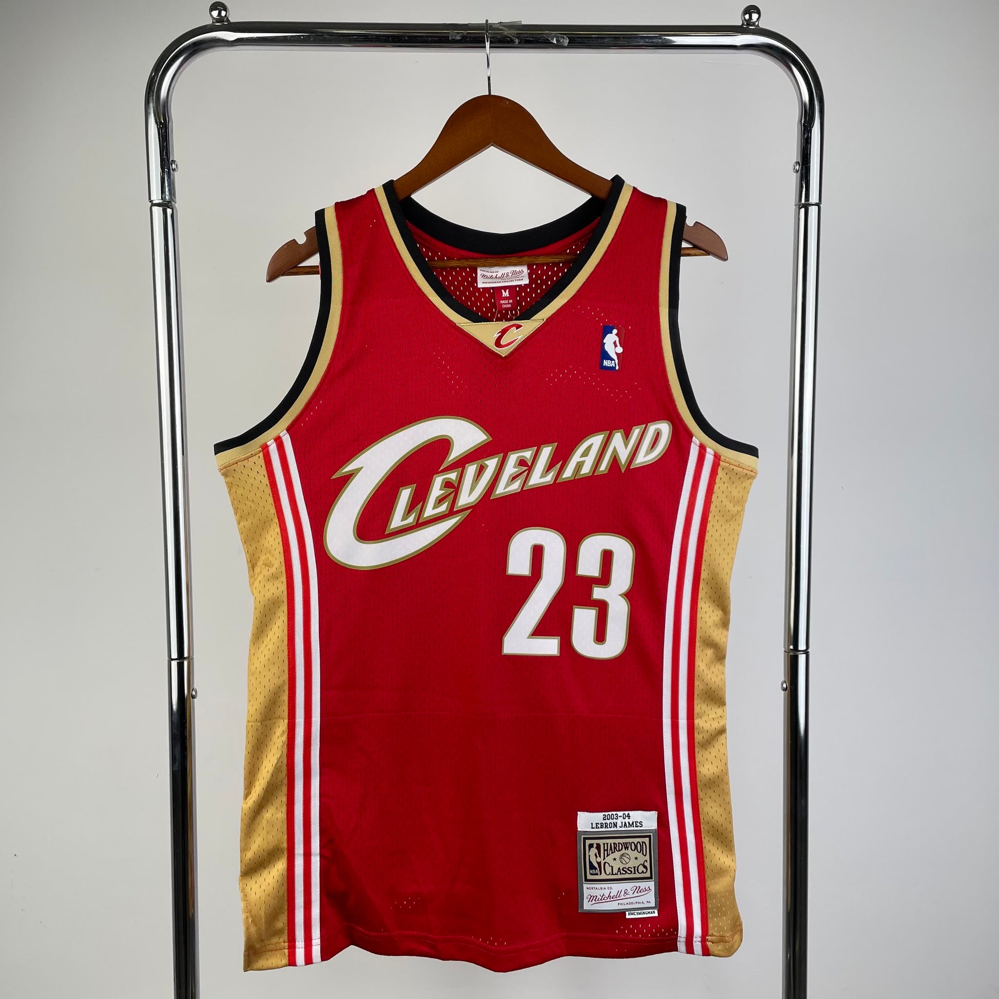 MN Heat Pressed Vintage Jersey: SW Cavaliers 03/04 Season Red 23 # James