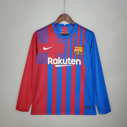 21/22 Long sleeve Barcelona home S-XXL