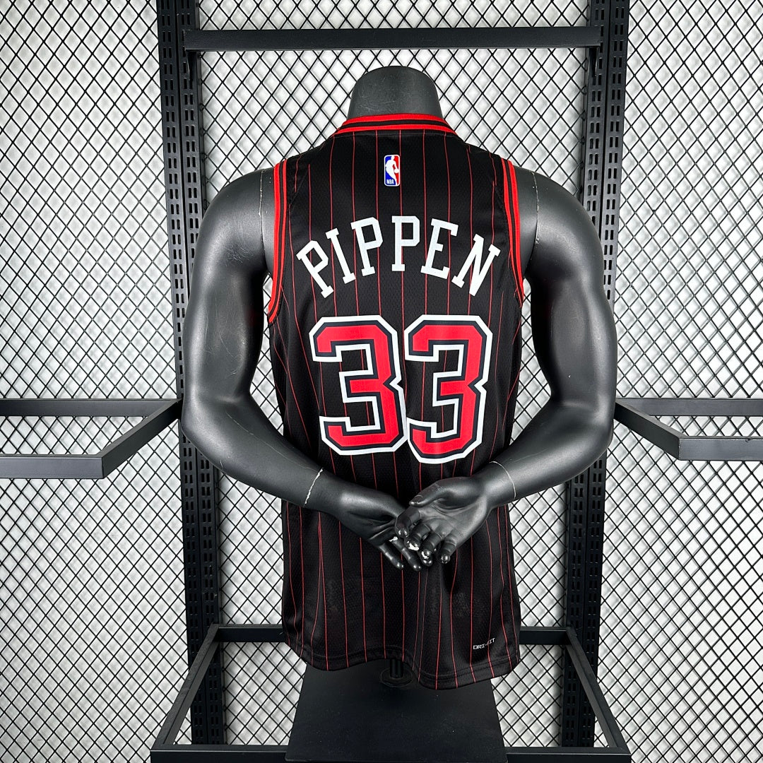 Season Chicago Bulls Flyers Limited Edition 33 # Pippen NBA jersey S-XXL4