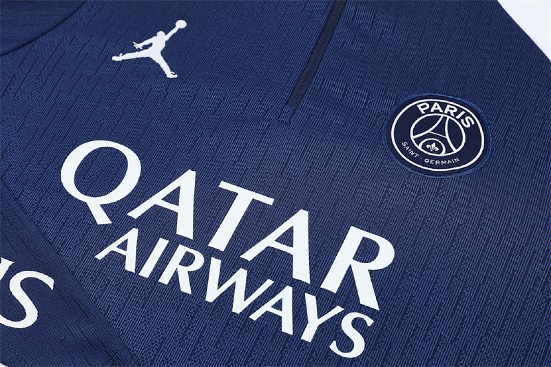 /26 Jordan PSG Royal Blue Half Pull Training Suit (Adults&amp;Kids)7