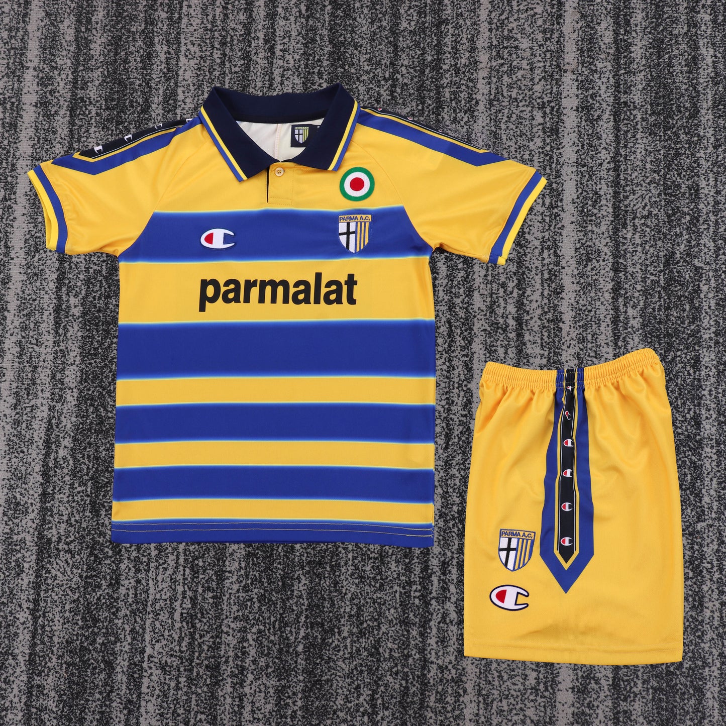 Retro Kids 1999/00 Parma Calcio 1913 Home Football Shirt&amp;Size16-28
