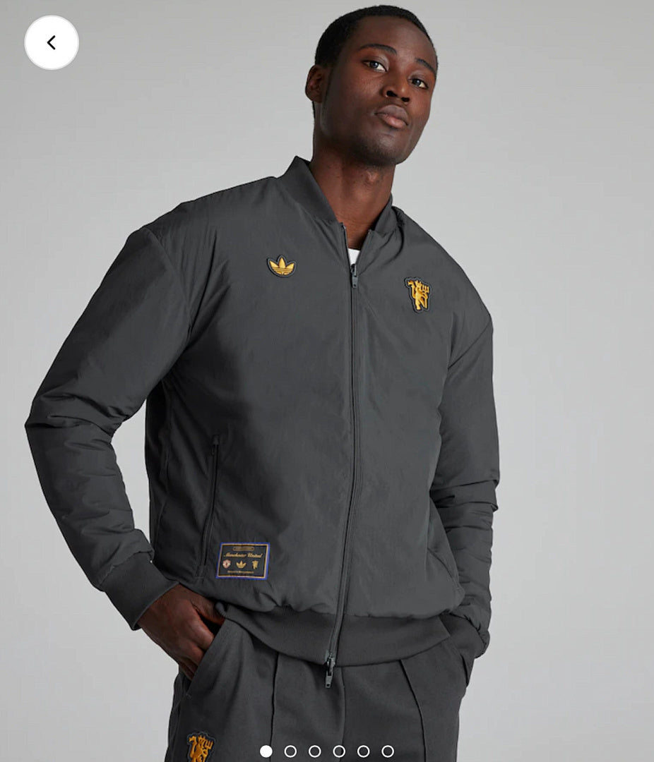 /26 Manchester United leisure culture double-sided sports cotton jacket S-XXL7