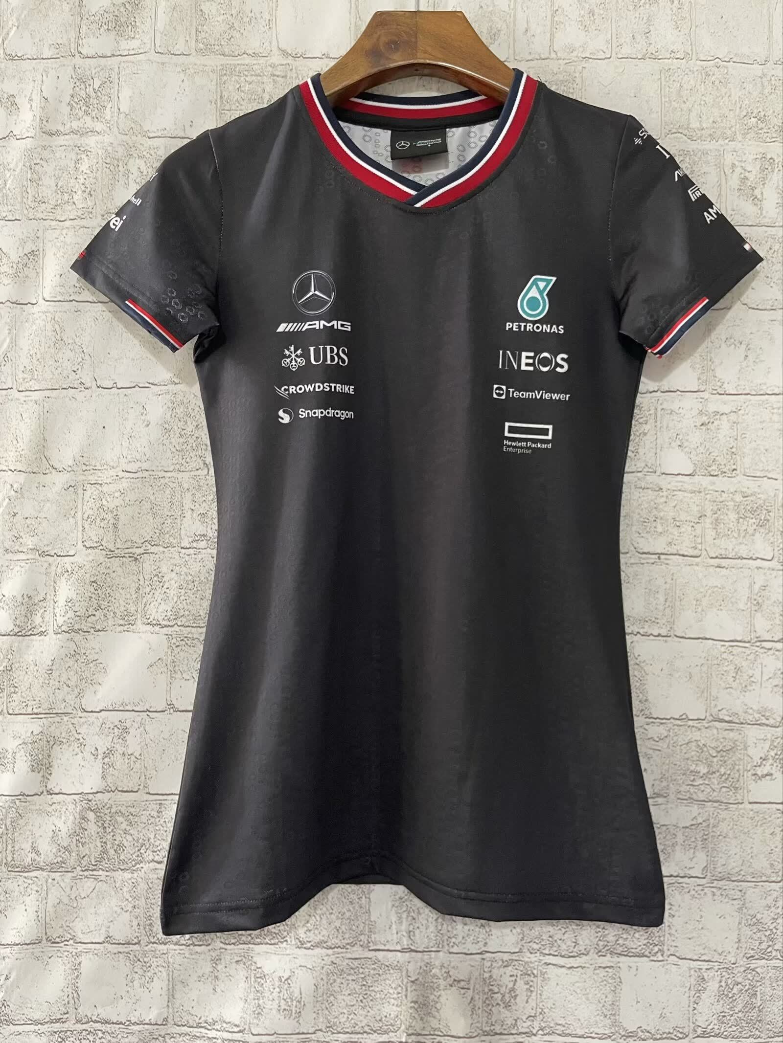 F1 Women 2024 Black Mercedes AMG Petronas S-XL