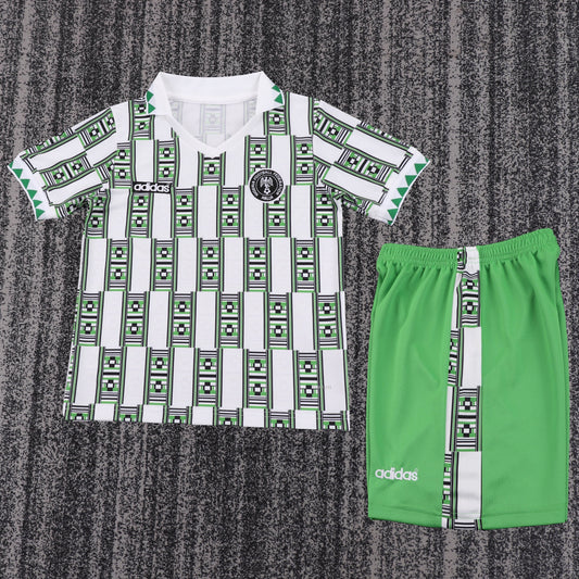 Retro Kids 1994 Nigeria away football shirt&amp;Size16-28