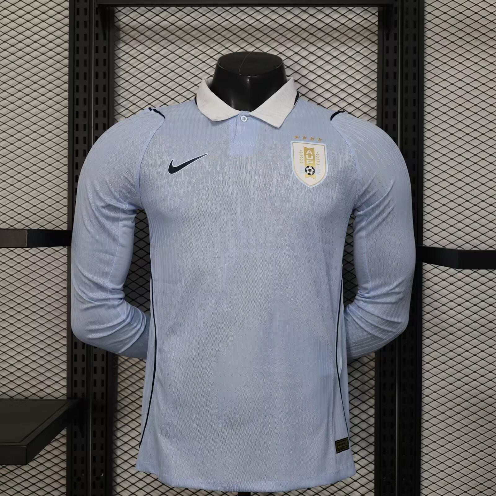 2026/27 Uruguay Home Long Sleeve Player Edition Yupoo Soccer Jerseys S-XXL