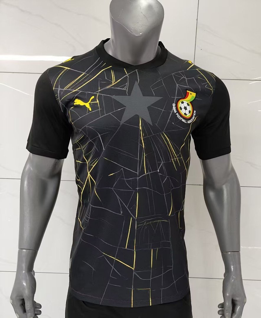 /27 Ghana Black Special Edition Football Jersey S-XXL4