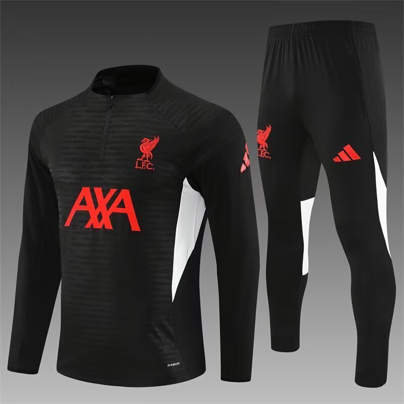 2025/26 LVP Black Half Pull Training Suit S-XXL