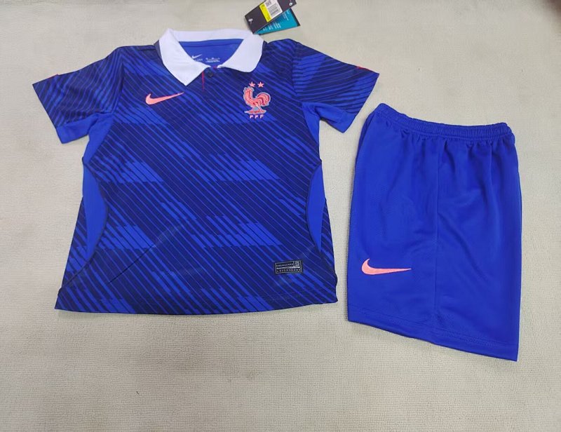 /27 Kids France home Yupoo Soccer Jerseys&amp;Size 16-305