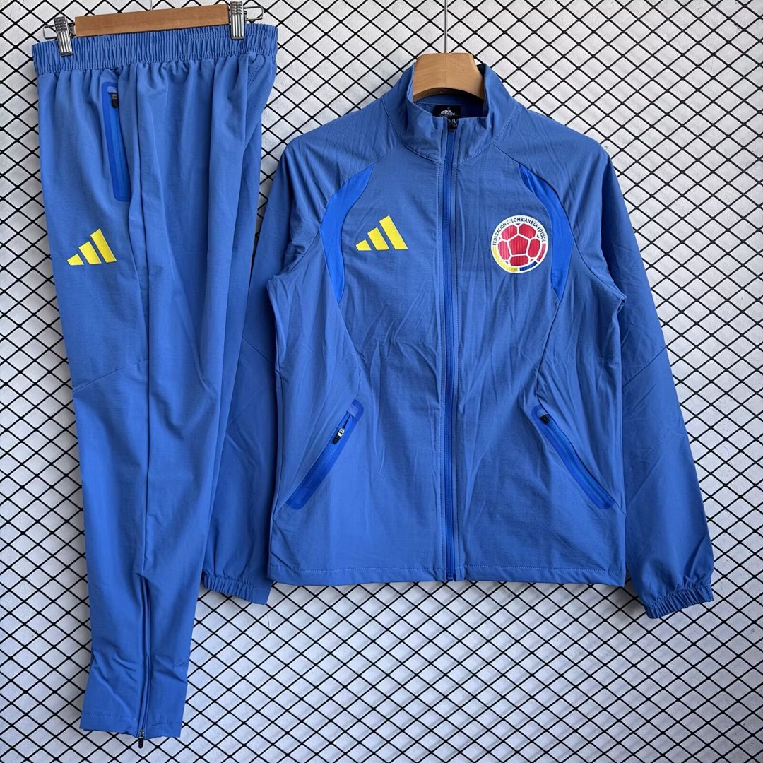 Colombia Deep Blue Windbreaker Set S-3XL5