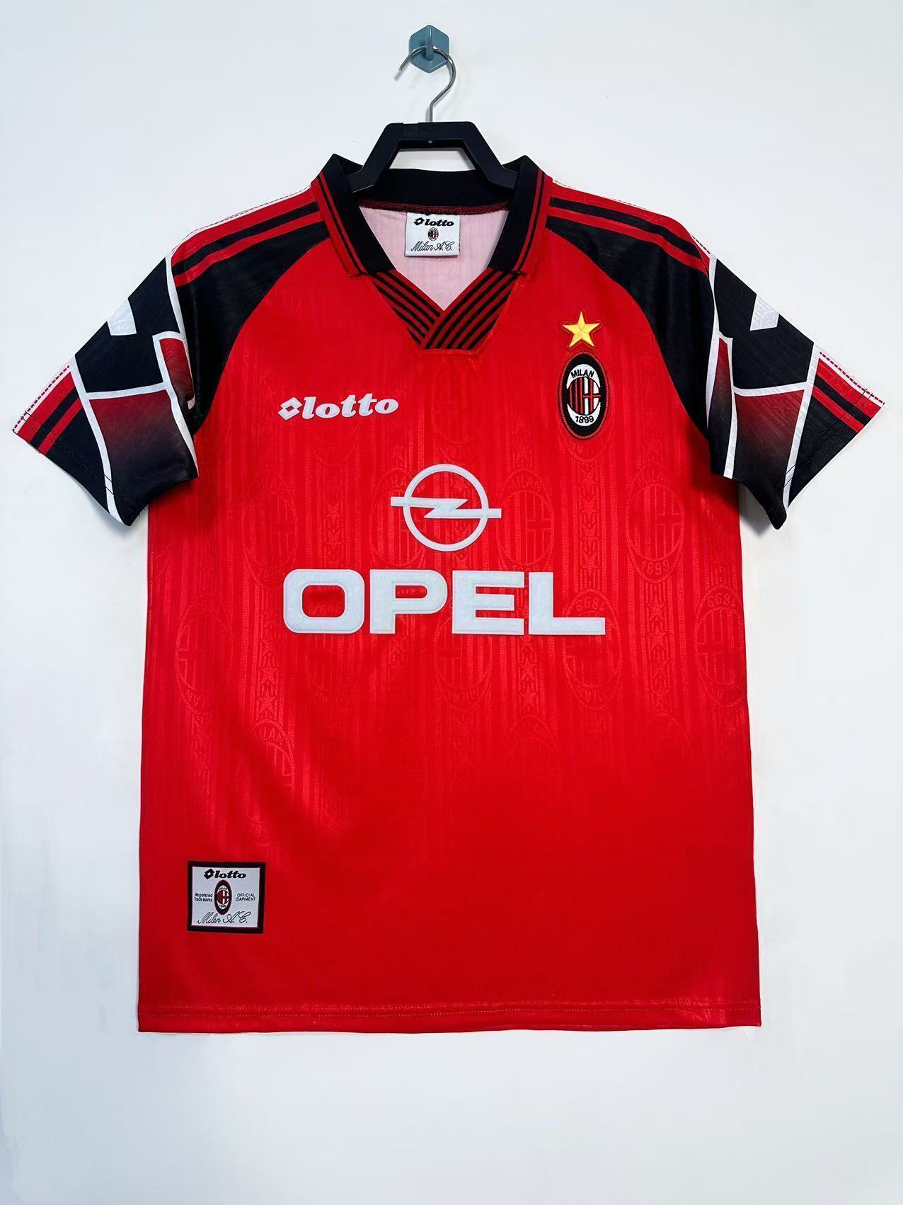 Retro 1997/98 AC Milan Red Special Edition S-XXL