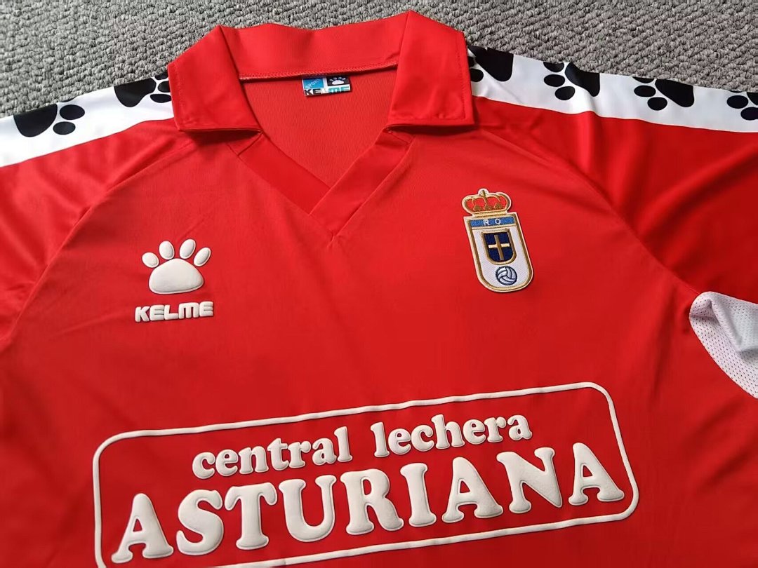 Retro 1990/91 Real Oviedo away S-XXL3