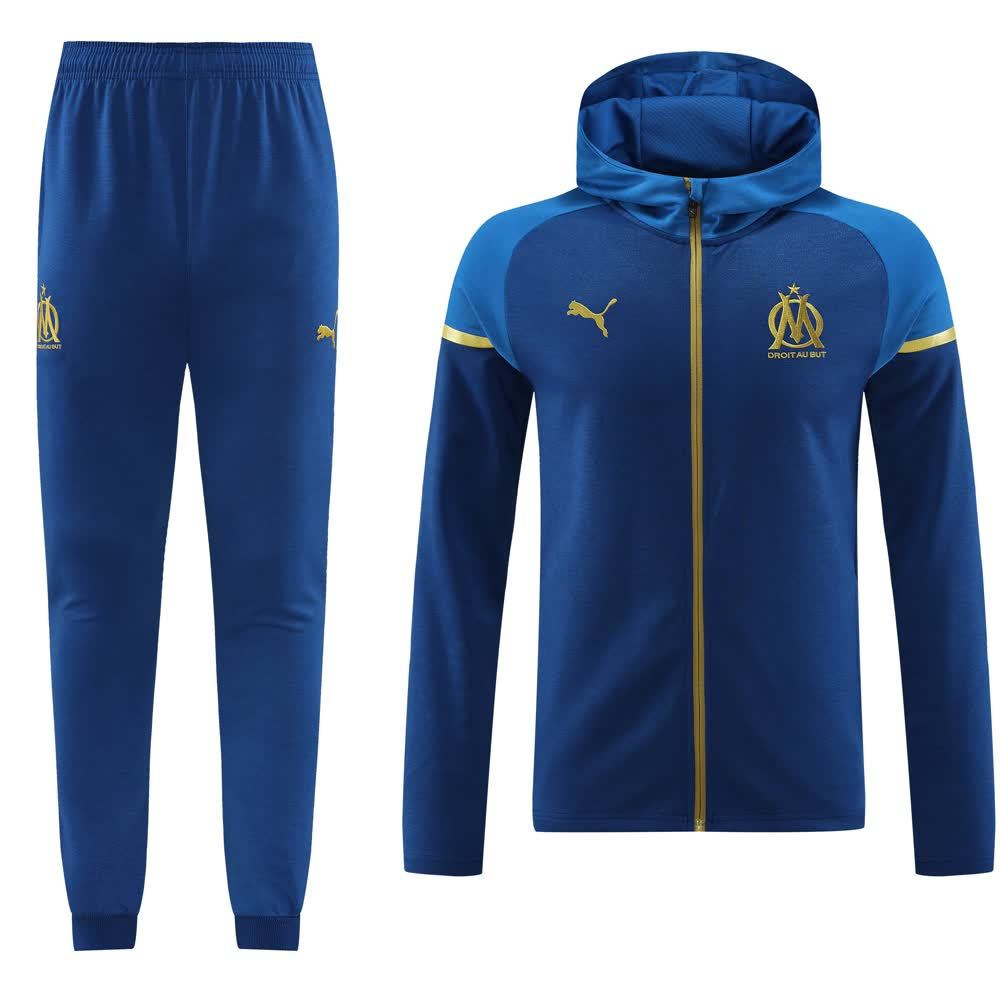 23 Marseille 02 Colorful Blue Hoodie Set