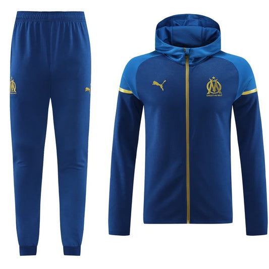 23 Marseille 02 Colorful Blue Hoodie Set