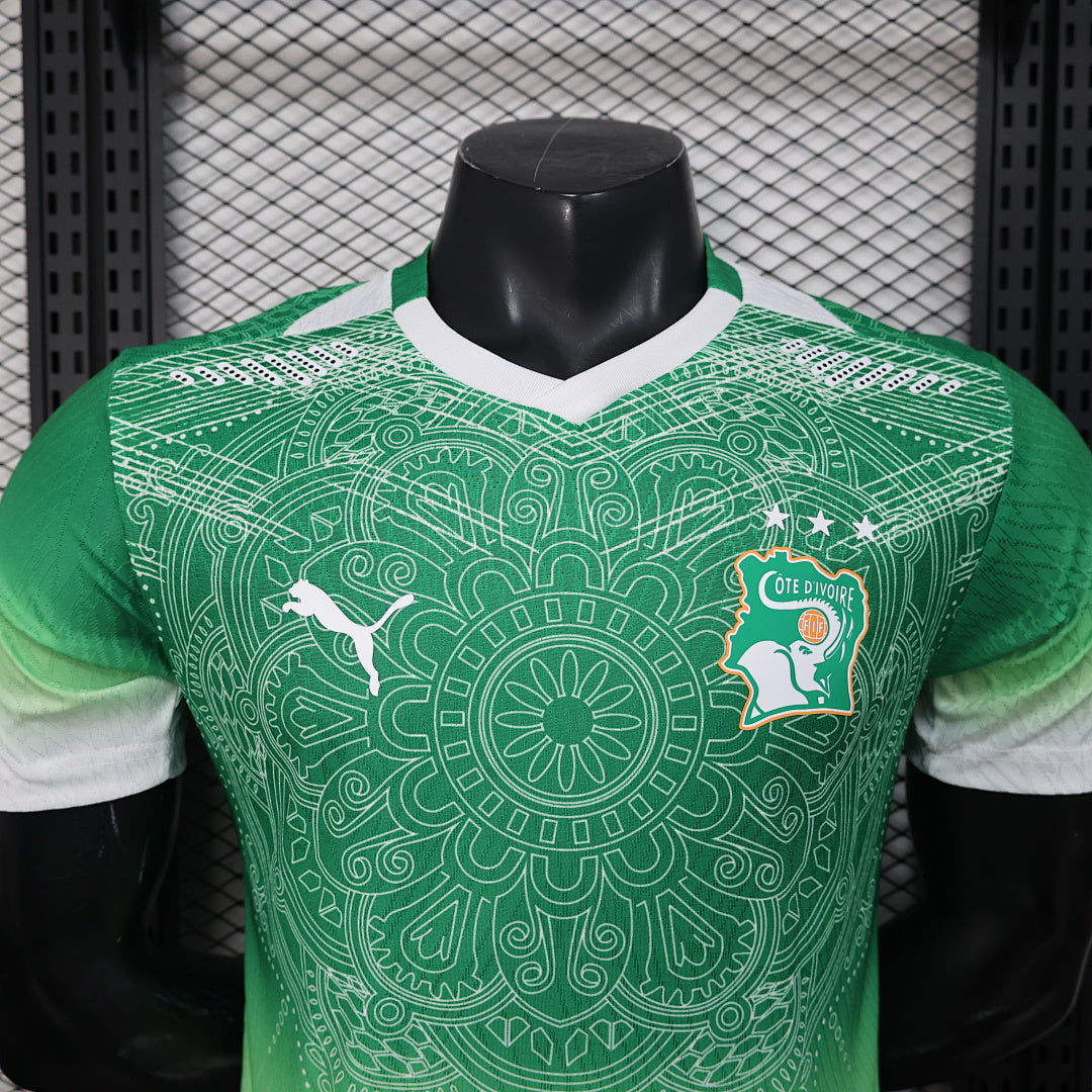 /27 Ivory Coast Special Edition Green Player Edition Yupoo Soccer Jerseys S-XXL6