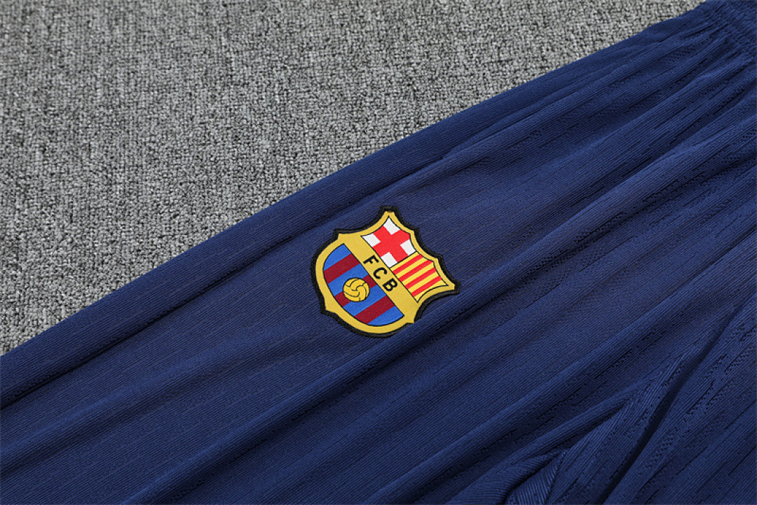 /26 Barcelona Purple Half Pull Training Suit (Adults&amp;Kids)8