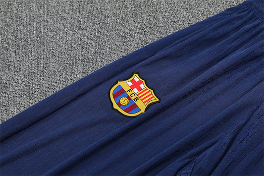 /26 Barcelona Purple Half Pull Training Suit (Adults&amp;Kids)8