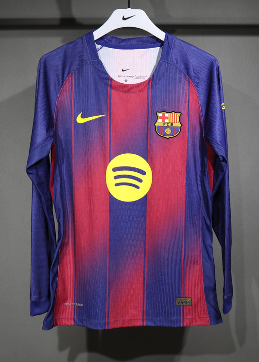 25/26 Barcelona Home Long Sleeve Player Edition S-3XL