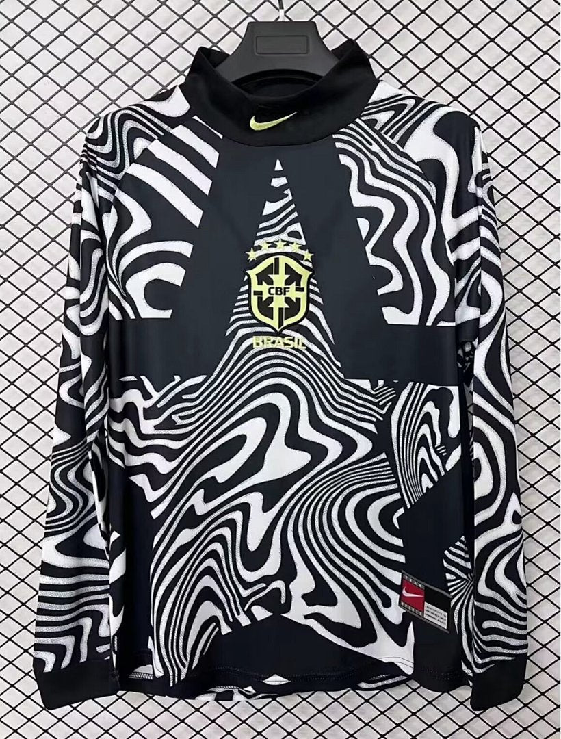 /26 Hollywood # Brazil Goalkeeper Long Sleeve Yupoo Soccer Jerseys S-XXL3