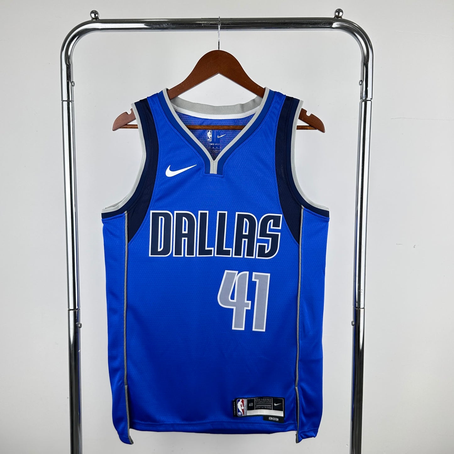 Dallas Mavericks Blue away game 41 # NOWITZKI
