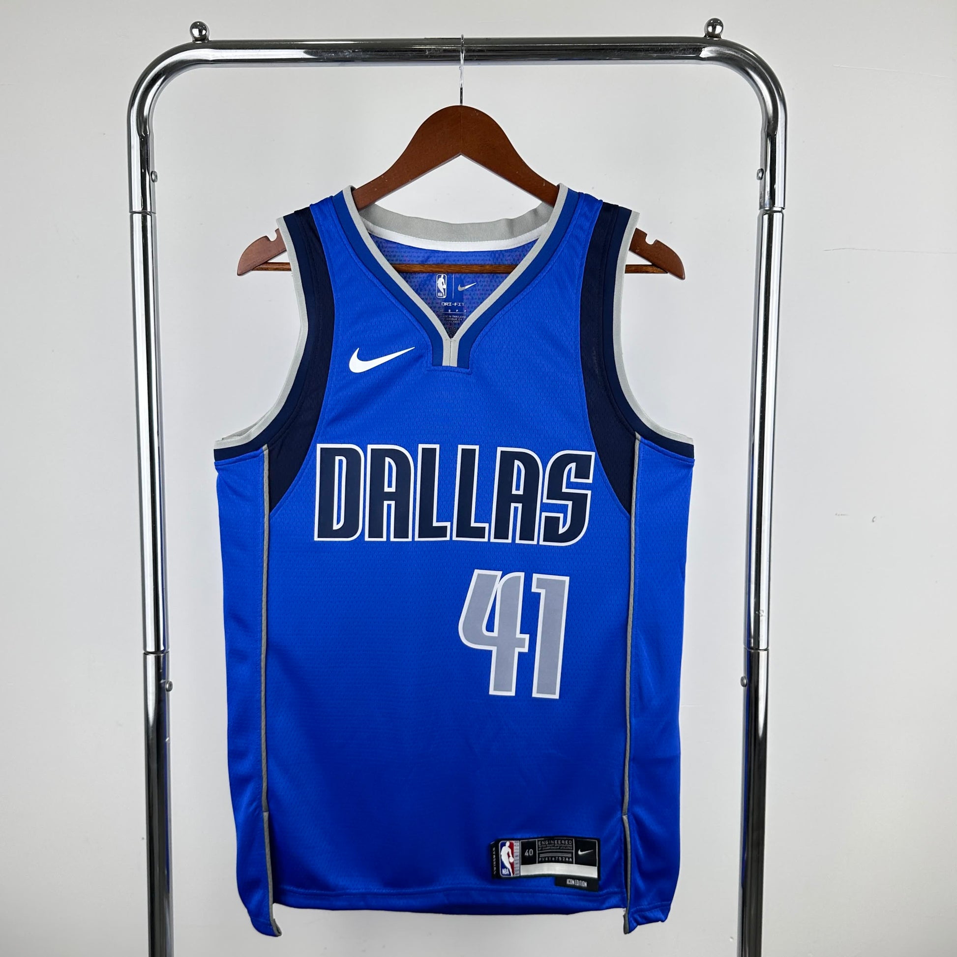 Dallas Mavericks Blue away game 41 # NOWITZKI