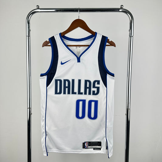 Dallas Mavericks White 00 # Christie S-XXL