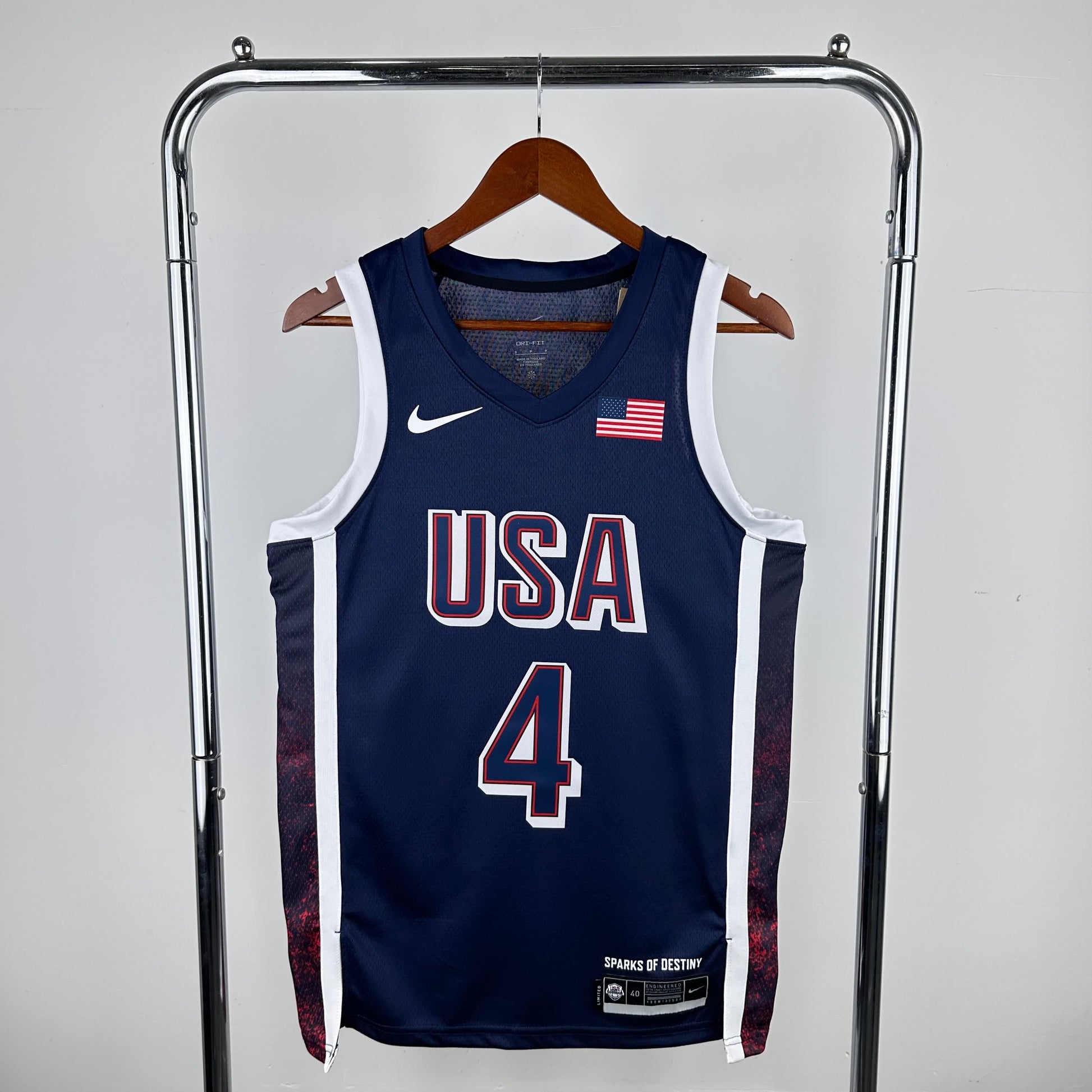 2024 Olympic Games US team navy blue 4 # Curry