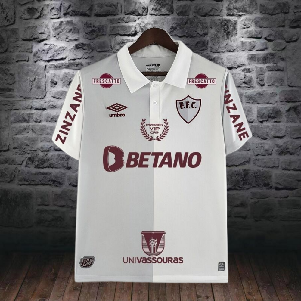 Fluminense all sponsors 120th Anniversary White Grey