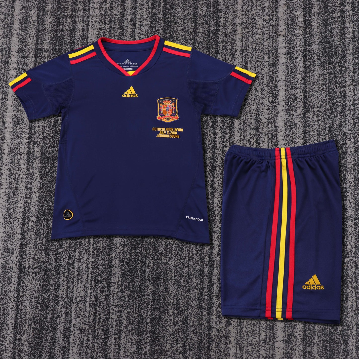 Retro Kids 2010 Spain away Size 16-28