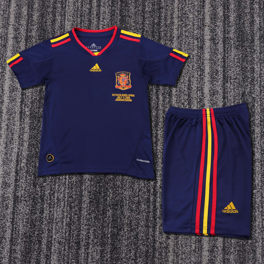 Retro Kids 2010 Spain away Size 16-28