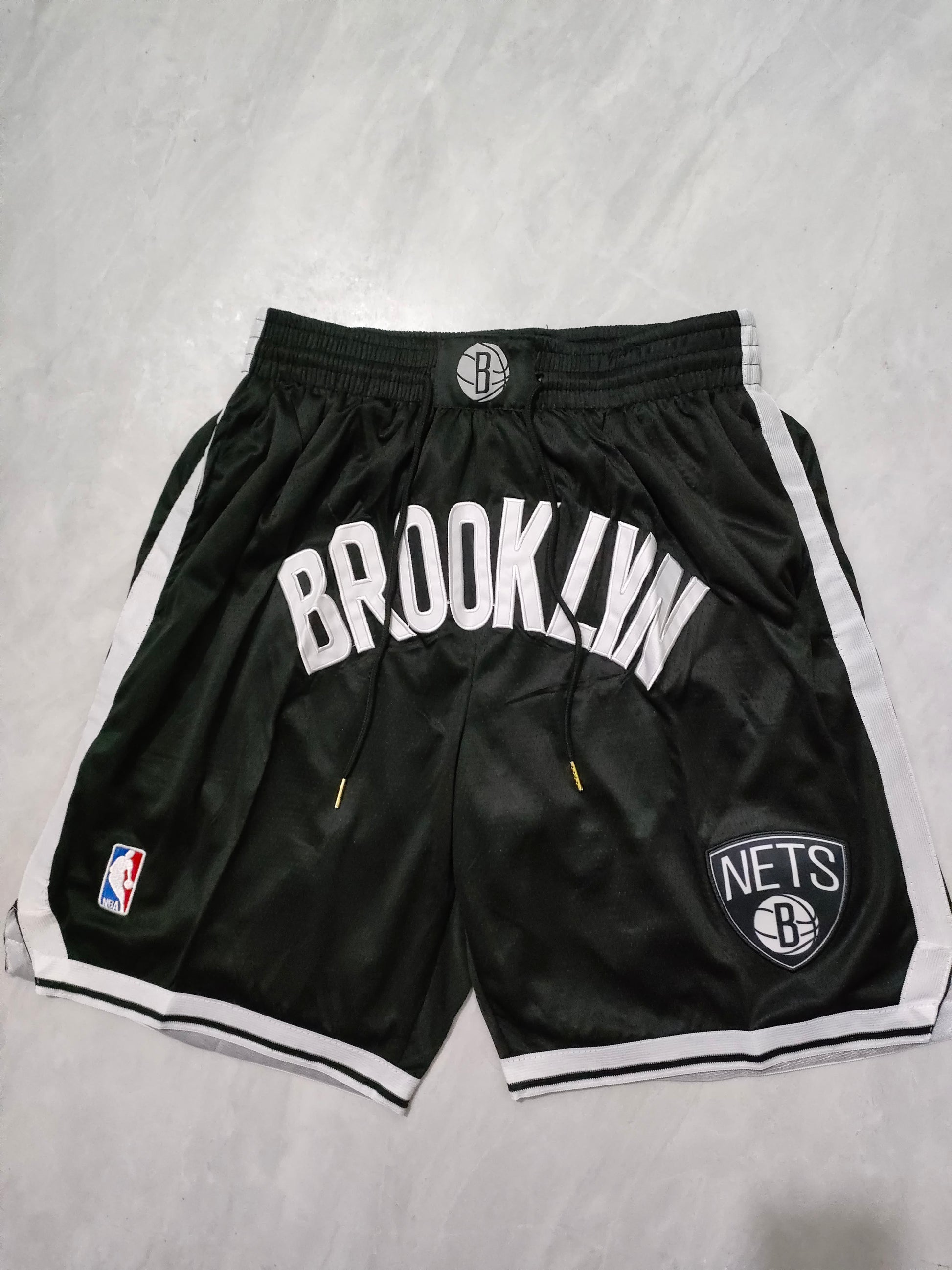 NBA Blue mesh black regular pocket shorts