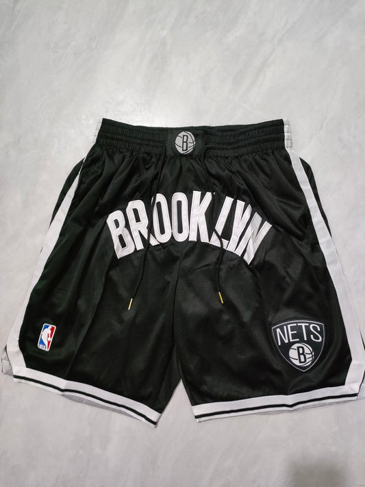 NBA Blue mesh black regular pocket shorts