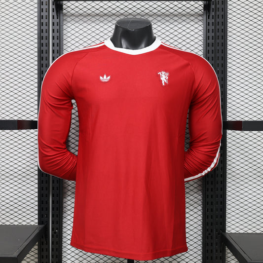 2026/27 Manchester United casual retro long sleeved Player Version Football jersey S-3XL