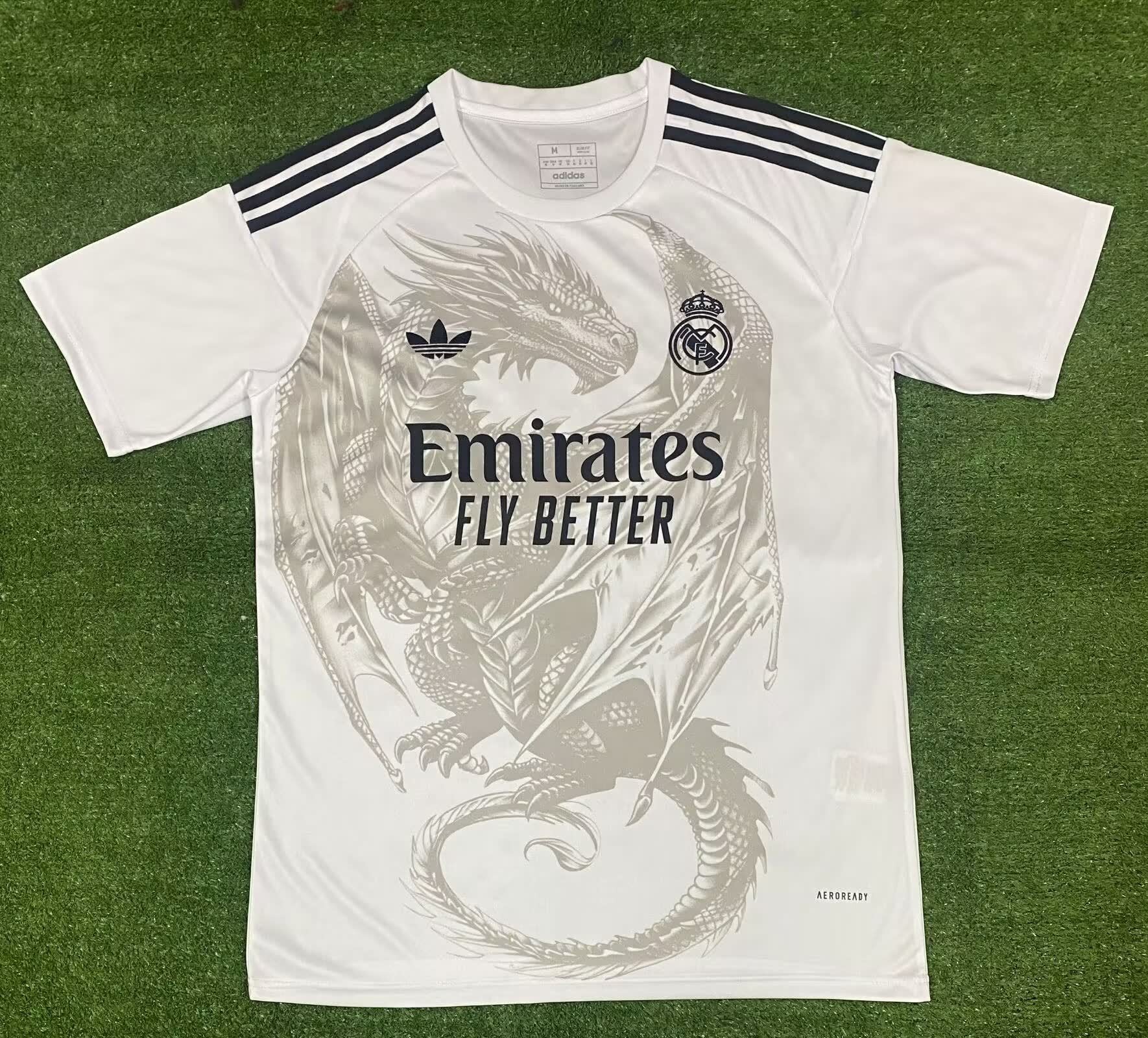 24/25 Real Madrid White Grey Dragon Special Edition S-XXL